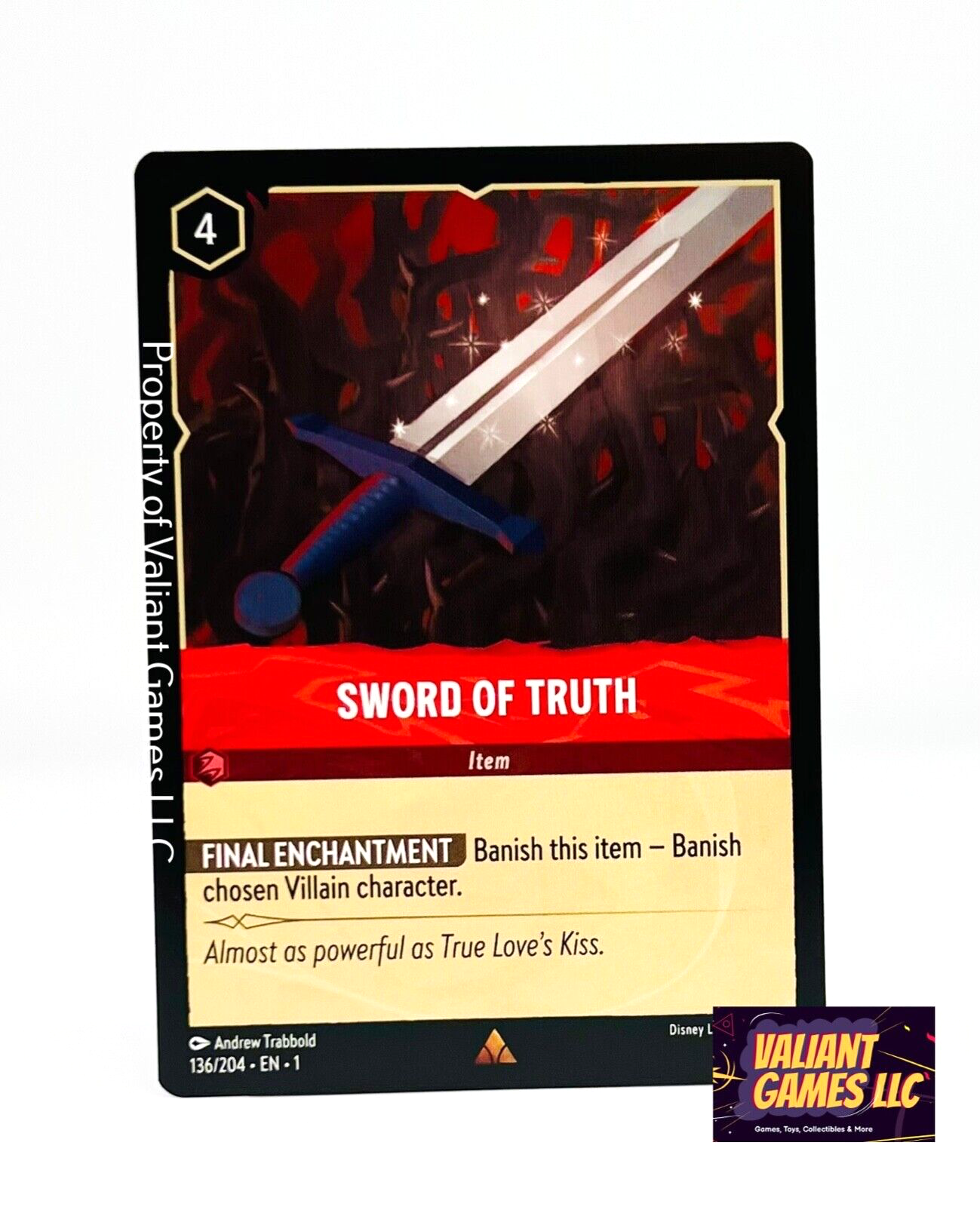 レビュー高評価の商品!の商品をすべて NON Rare 136/204 Truth of Sword TCG Lorcana Disney FOIL eBay | その他