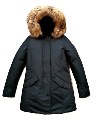 Pre-owned Woolrich Long Jacket W's Arctic Parka Woman Wwcps2762 Ut0001 Blue