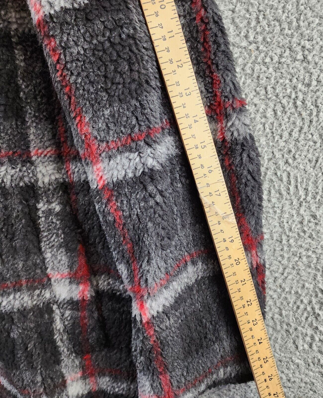 HUGO Merlon Single Breasted Wool Blend Coat Men's XL Multicolor Notch Lapel L/S - Picture 9 of 12
