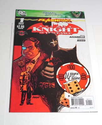 Flashpoint: Batman Knight of Vengeance #1 BRIAN AZZARELLO DC Comics 2011 NM-