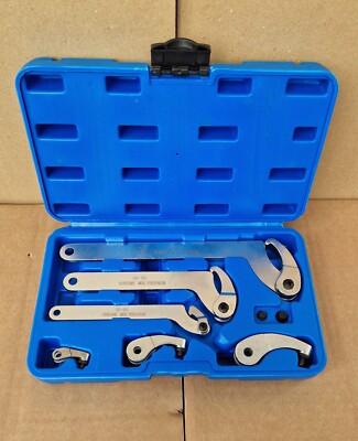 Kimiss jeu d'outils de clé à crochet et à ergot réglables (8 pièces)