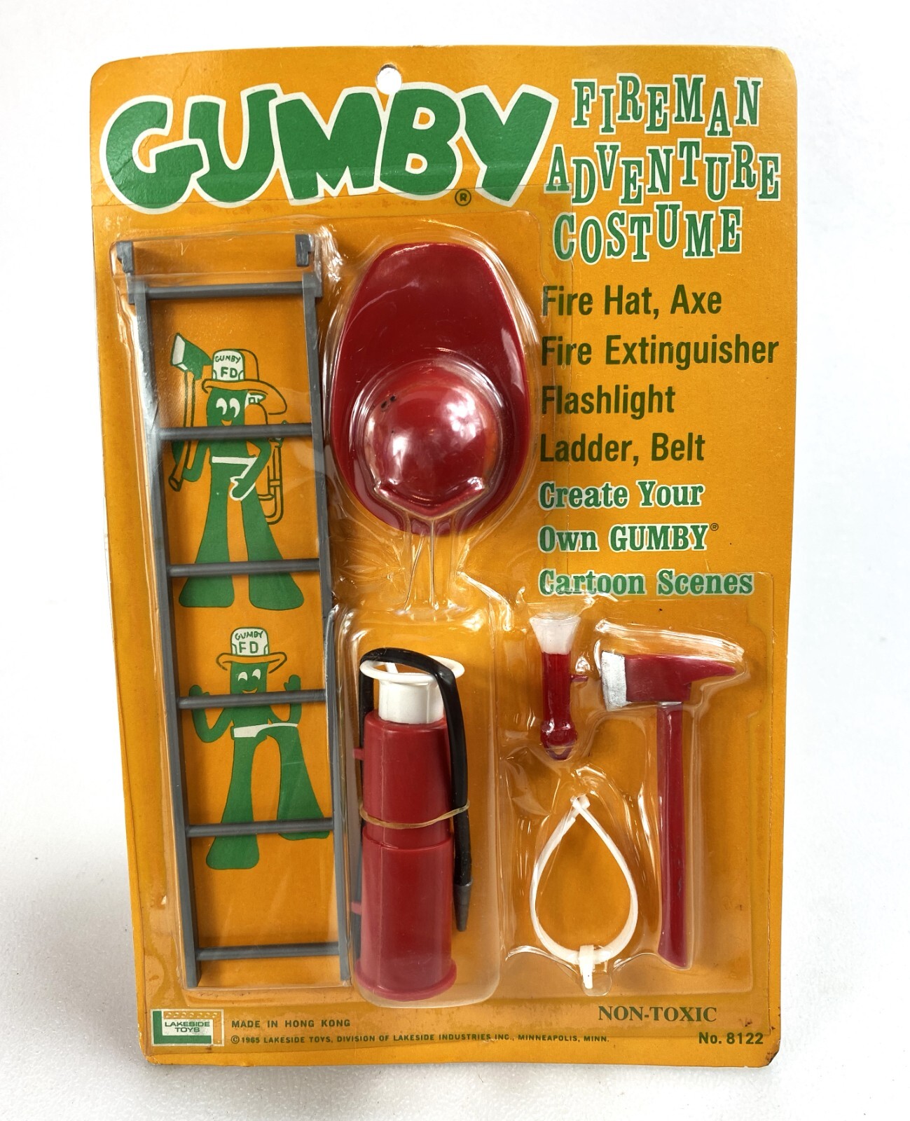 Gumby Fireman Adventure Costume Accessory Pack Set New NIB