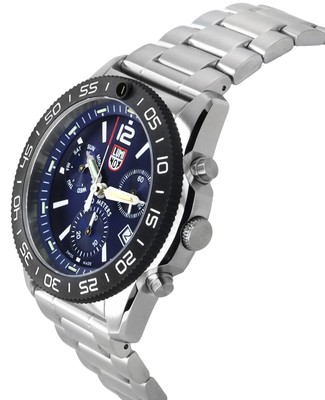 Pre-owned Luminox Pacific Diver Chronograph Swiss Made Stainless Steel Xs.3144 Mens Watch