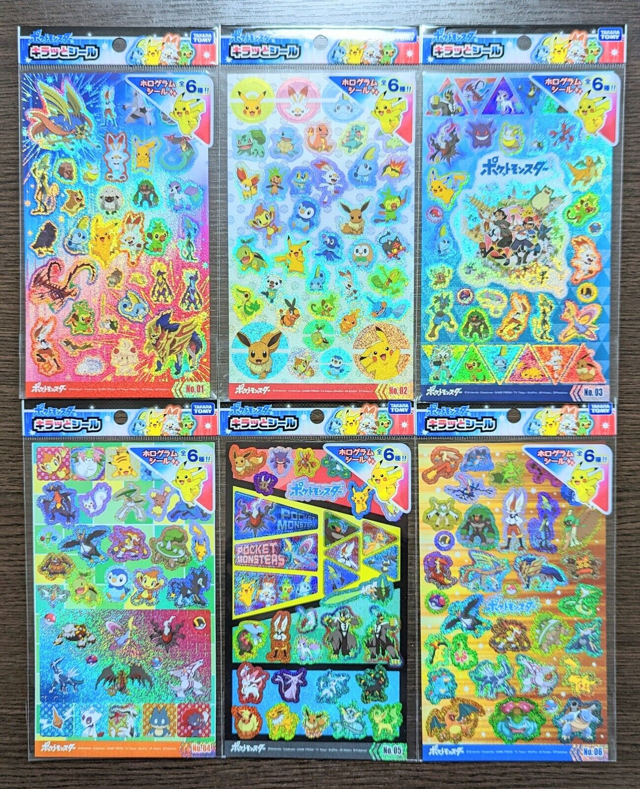 Set Of 6 Pokemon Sticker Sheets From Japan | eBay Set Of 6 Pokemon Sticker Sheets From Japan | eBay