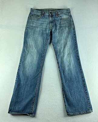 Old Navy Jeans Blue Tag Size 33x32 Straight Medium Wash Denim