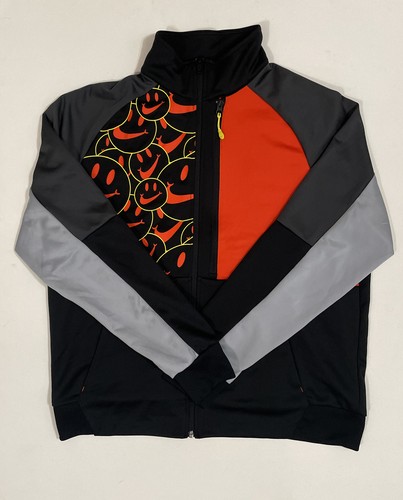 Nike Sportswear Smile Track Jacket Full Zip Black/Orange