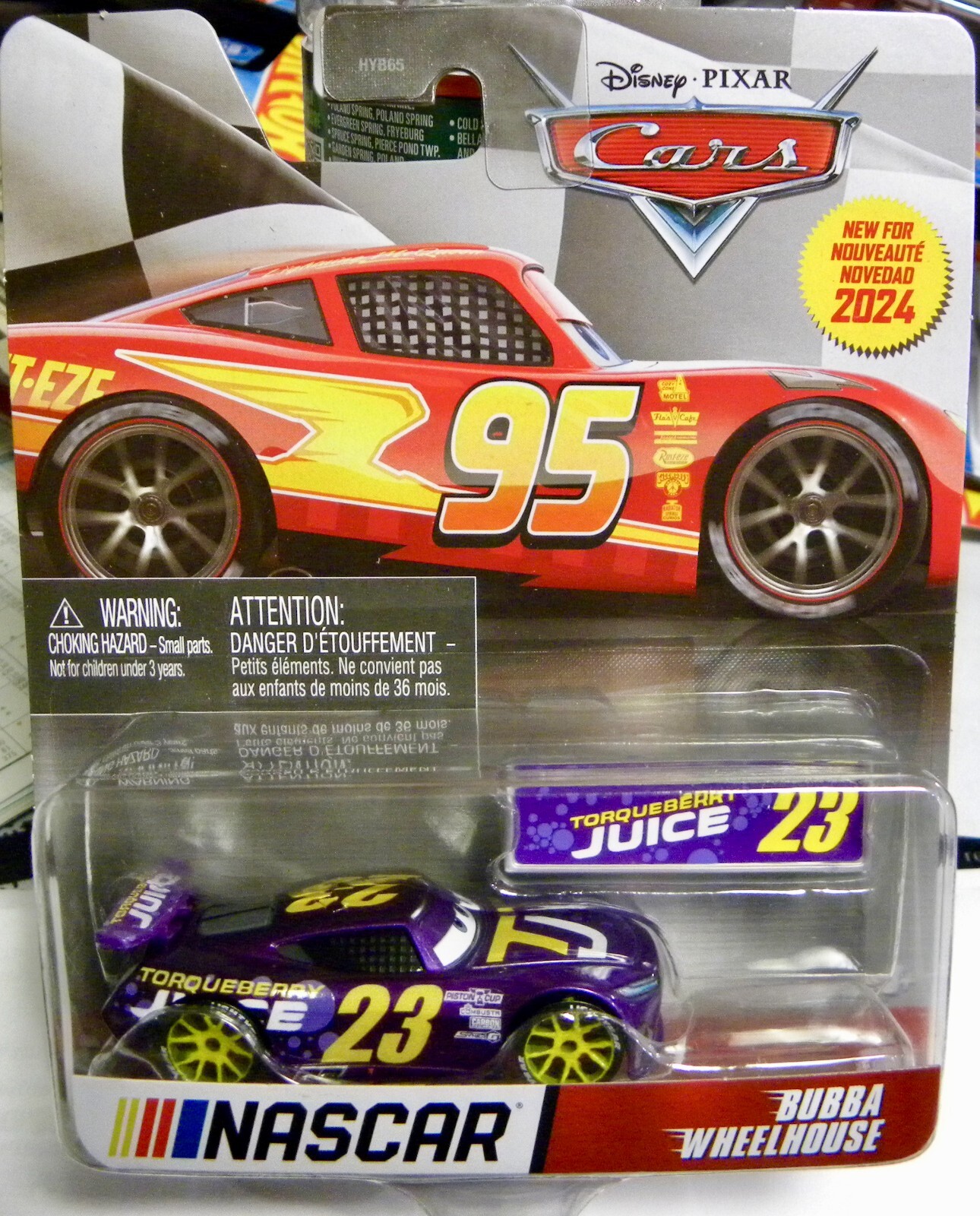 カーズ マテル BUBBA WHEELHOUSE ミニカー ピクサー Disney Pixar Cars 2024 NASCAR #23 BUBBA WHEELHOUSE NEW! | eBay