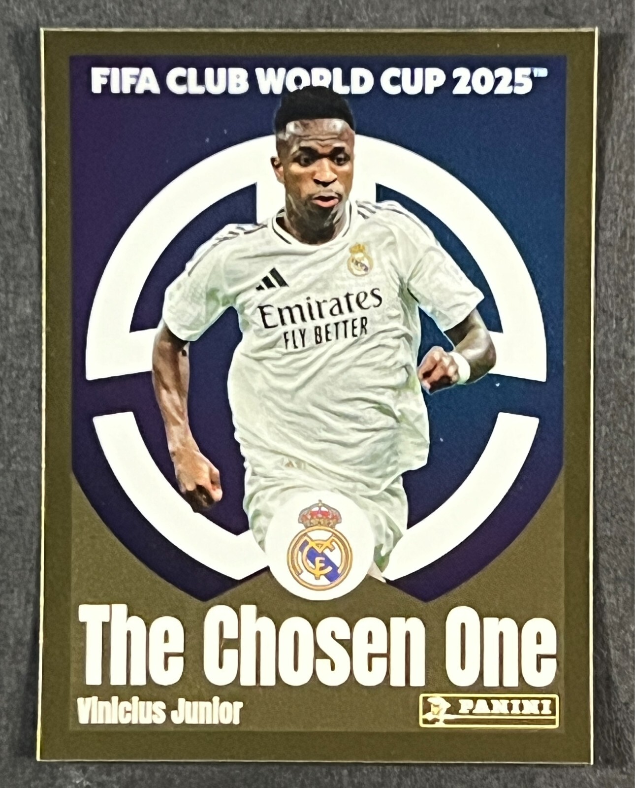 Panini 2025 FIFA Club World Cup Sticker #493 Vinicius Junior