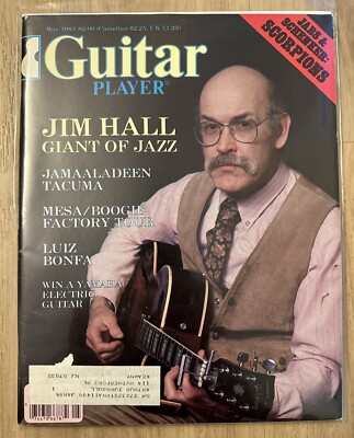 Guitar Player Magazine May 1983 Jim Hall Scorpions Jamaaladeen Tacuma Luiz Bonfa