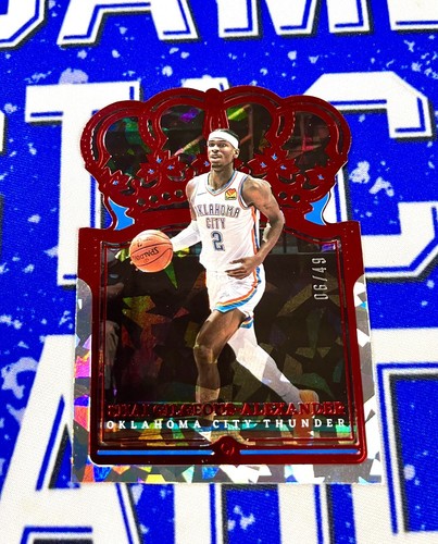 shai gilgeous alexander /49 2021-22 crown royale thunder