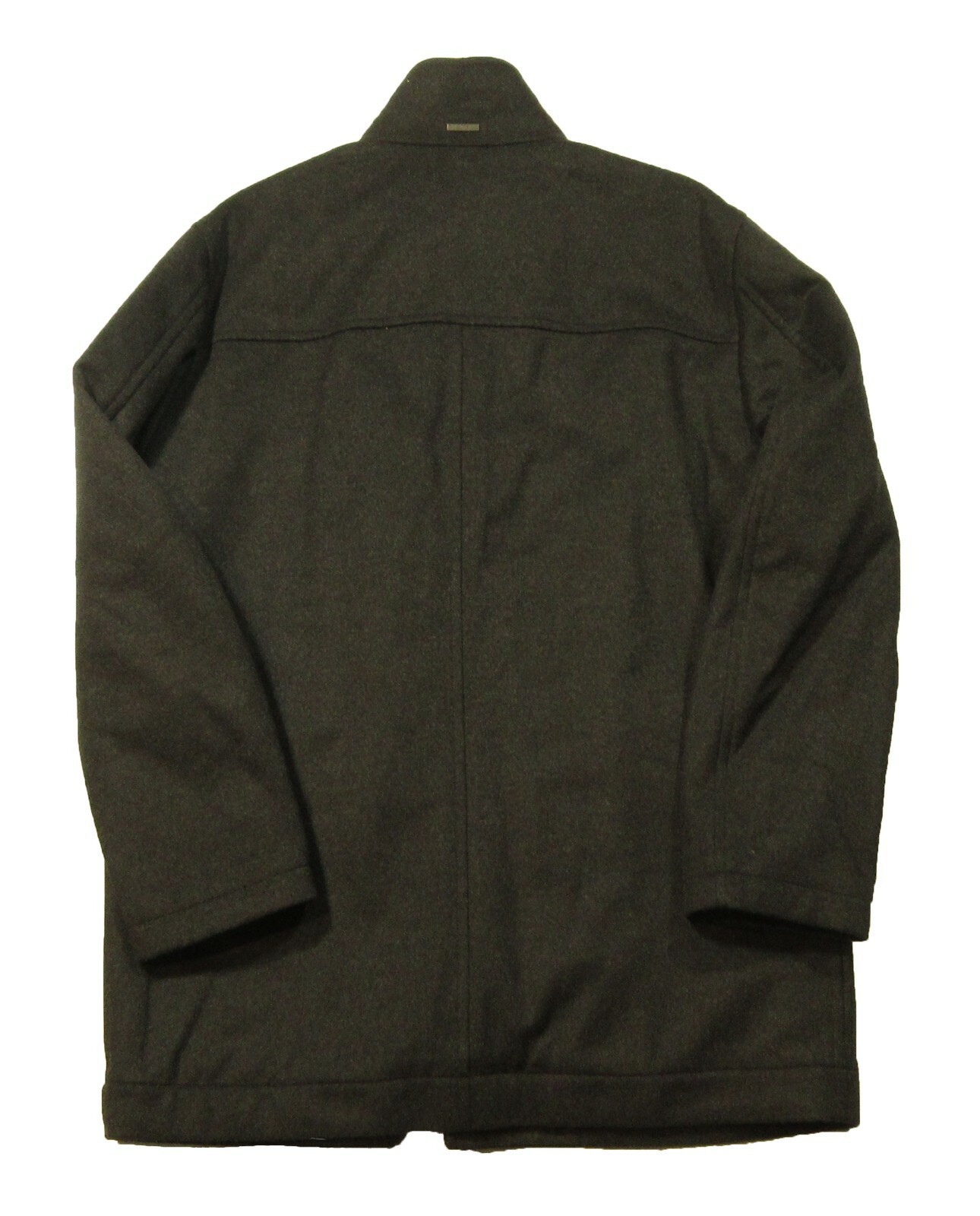Pre-owned Hugo Boss Men's Charcoal Coxtan 8 Wool Cashmere Regular Fit Car Coat $645 In Gray