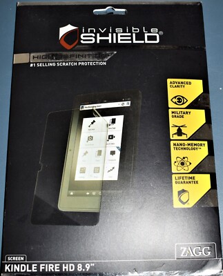 ZAGG Invisible Shield High Definition Screen for Amazon Kindle Fire II