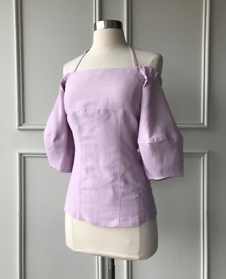 | COUNTRY ROAD | off shoulder detail blouse orchid | SIZE:  16, XL | $159