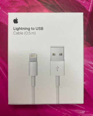 Original Apple iPhone USB Lightning 0,5m Ladekabel A1511 ME291ZM/A Brandneu
