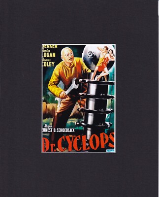 8X10'' Matted Print Art Poster Horror Movie Film Classic: Dr. Cyclops