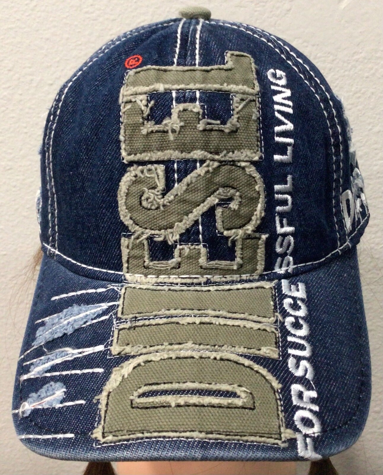 帽子 DIESEL K-ARMELO CAP denim 帽子 DIESEL K-ARMELO CAP denim Men's Baseball cap in