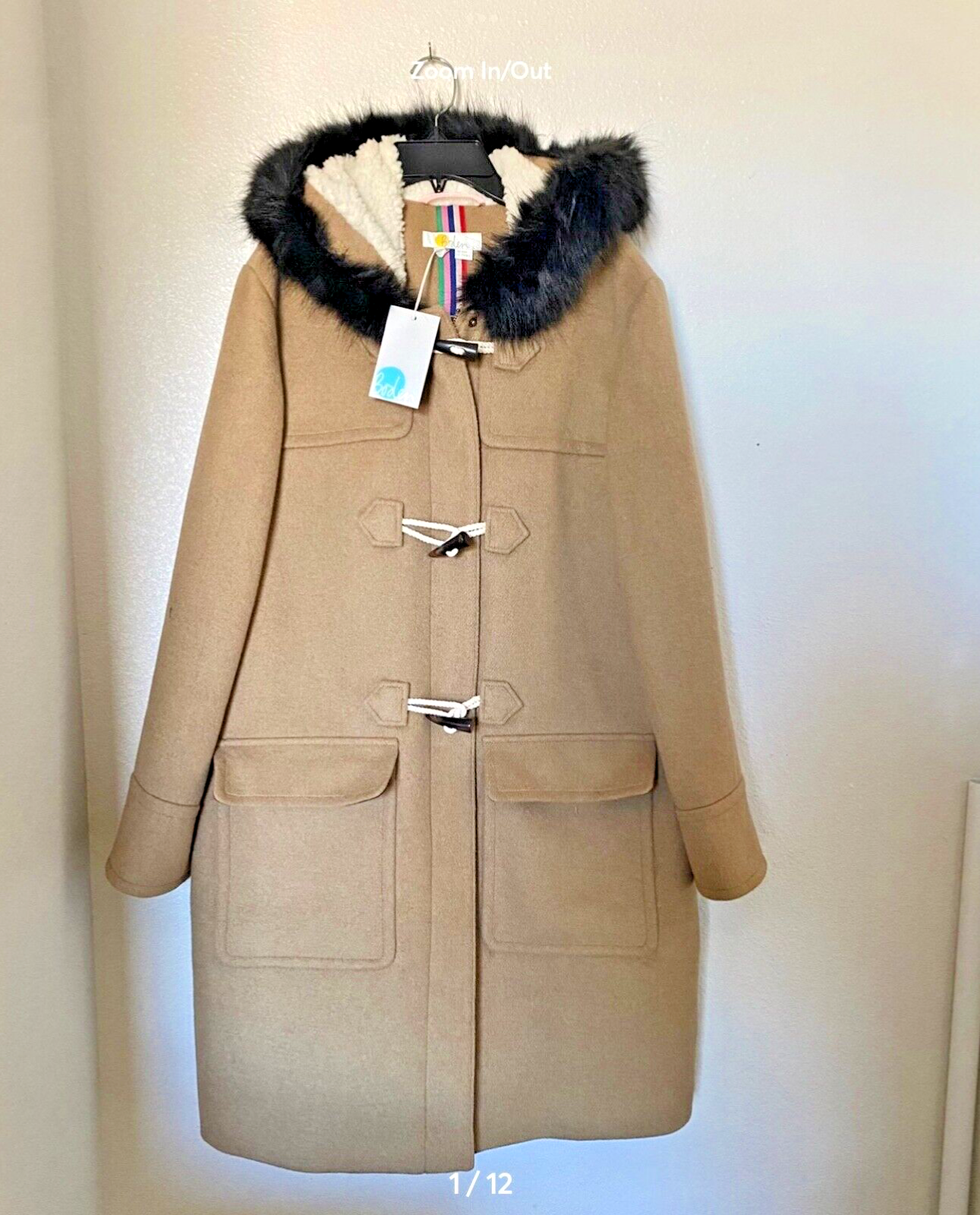 Boden farleigh coat camel cheap