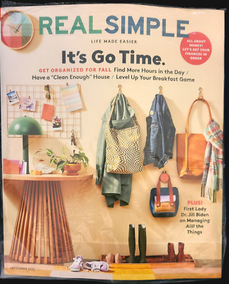 Real Simple Magazine - September 2022 Issue - It's Go Time.