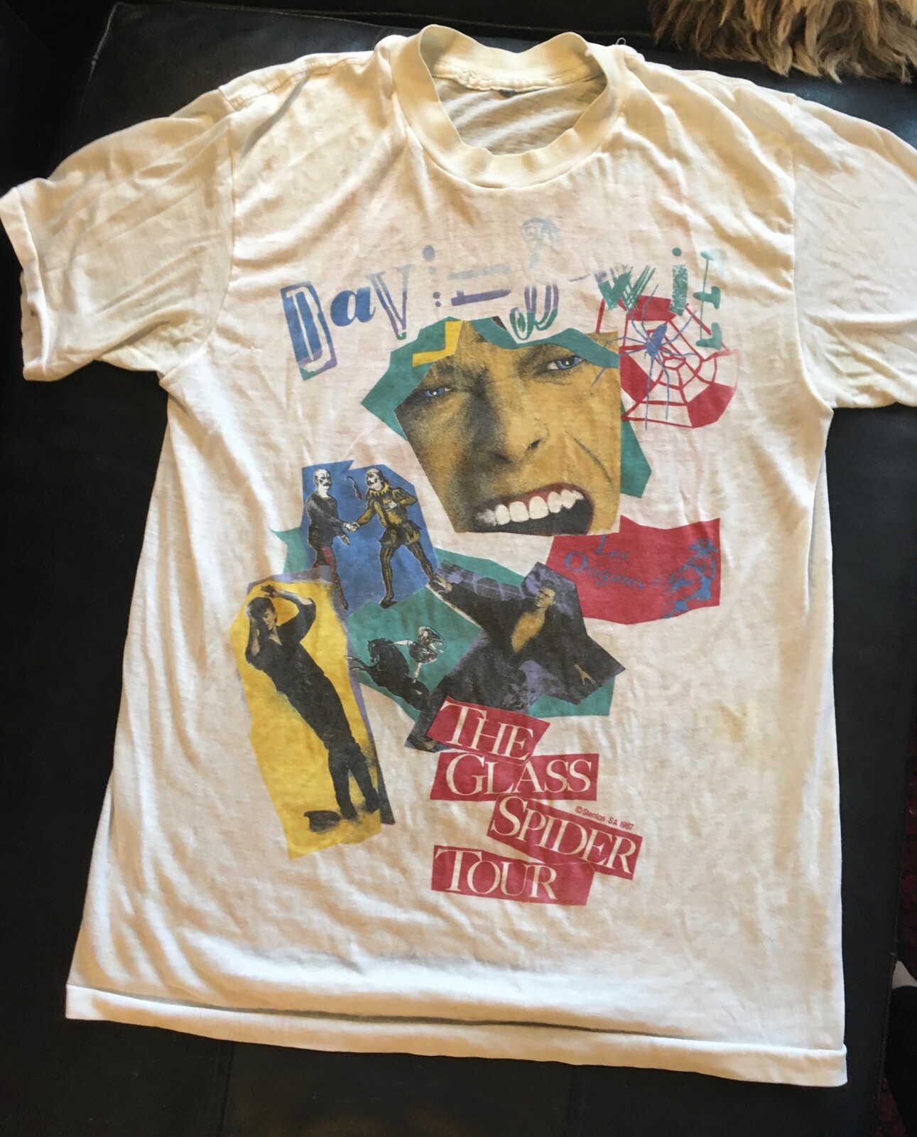 David Bowie Tシャツ The Glass Spider Tour Vintage 1987 David Bowie The Glass Spider Tour T Shirt Sz