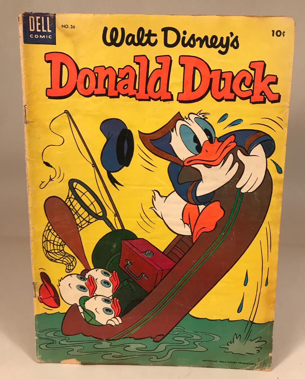 Walt Disney's Donald Duck Comic No. 36, DELL, 10¢, 1954