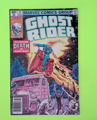 Ghost Rider #42 Vol. 2 1980 Marvel Comics Newsstand MID GRADE Comic Book L22-108