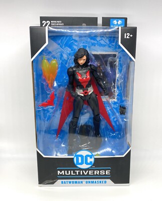 McFarlane Toys DC Multiverse Batman Beyond Batwoman Unmasked DAMAGED BOX