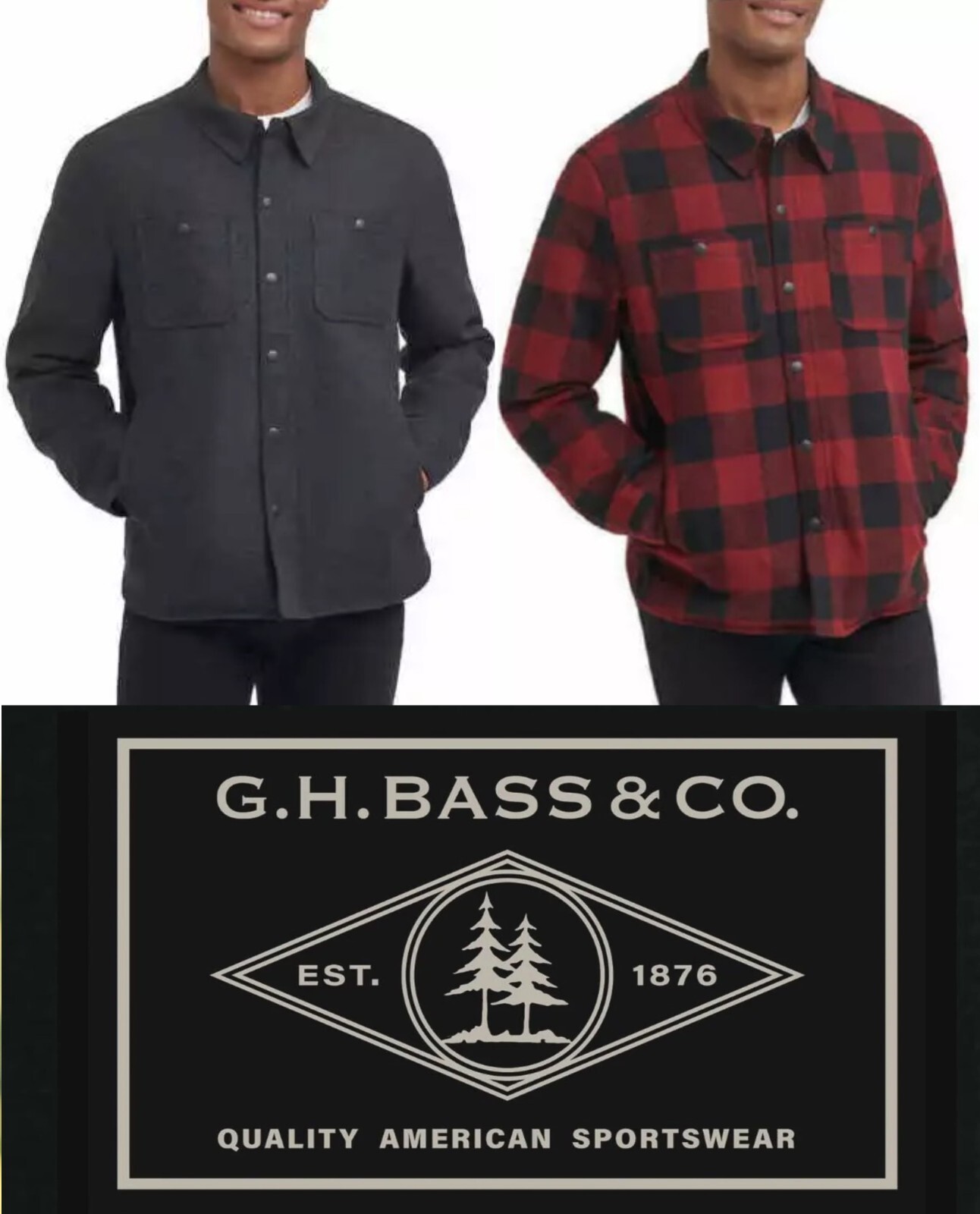 GH Bass & Co Men's Wool Lined Jacket - 1520873 | eBay GH Bass & Co Men's Wool Lined Jacket - 1520873 | eBay