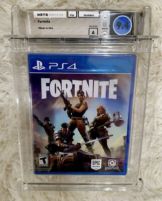 PS4 PLAYSTATION 4 FORTNITE WATA 9.4 SEAL RATING A 2017 EPIC GAMES RARE W/ DISC