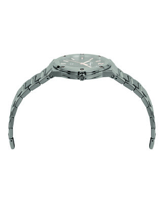 Pre-owned Ferragamo Mens F-80 Grey 41mm Bracelet Fashion Watch