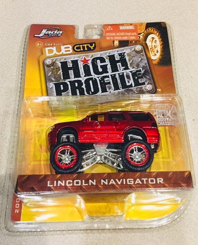 ミニカー jada 1/18 LINCOLN NAVIGATOR DUB CITY Jada Toys Dub City #068 Lincoln Navigator Red 215C