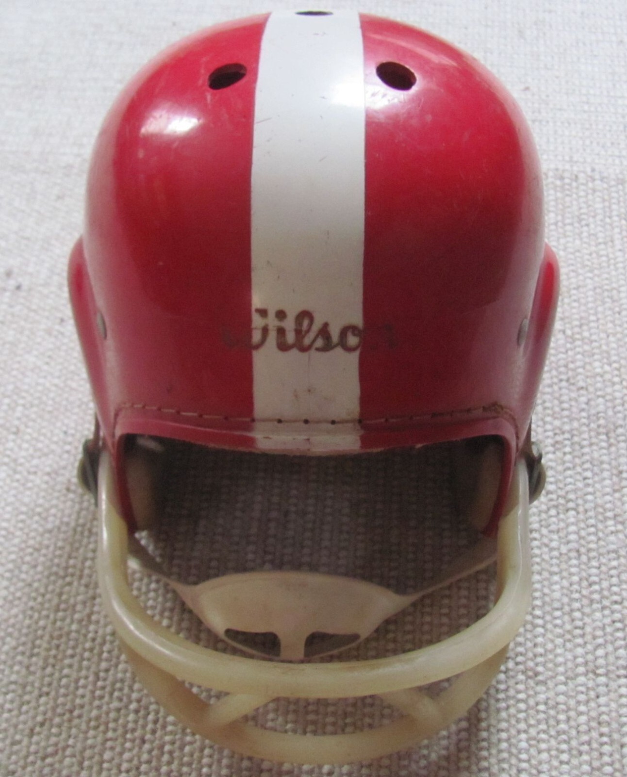 Wilson F2150 Vintage 1950s Red Suspension Football Helmet