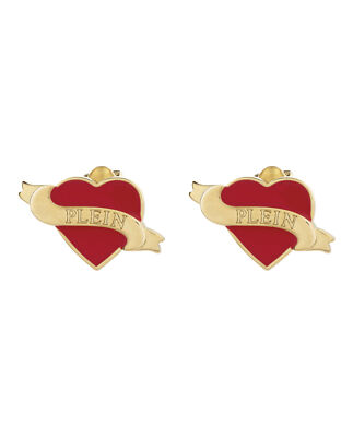 Philipp Plein Womens Plein Valentine Stud Earrings