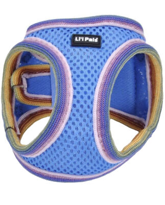 LIL PALS PET HARNESS PETITE SMALL Blue Lagoon MESH Step In Chihuahua Toy Breed