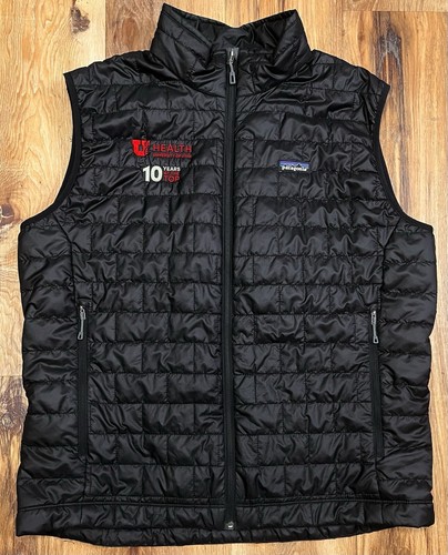 ジャケット・アウター Patagonia PUFFBALL VEST FULL ZIP BLACK L Patagonia Puffball Vest Full Zip Black L