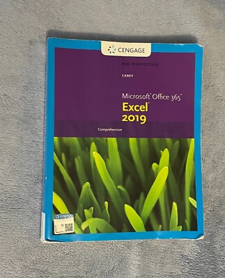 Cengage Excel 2019: New Perspective Microsoft Office 365 Comprehensive