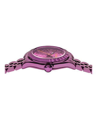 Pre-owned Missoni Womens  Classic Burgundy 34mm Bracelet Fashion Watch