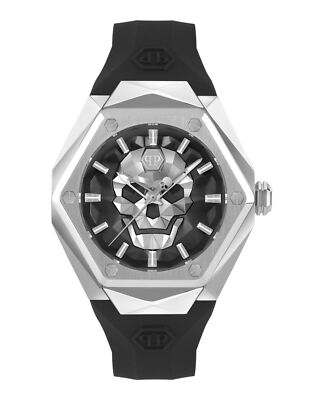Philipp Plein Mens  Stainless Steel 45mm Strap Fashion Watch