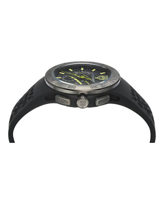 Pre-owned Plein Sport Mens Thunderstorm Grey 43mm Strap Fashion Watch