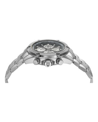 Pre-owned Plein Sport Mens Hurricane Stainless Steel 44mm Bracelet Fashion Watch