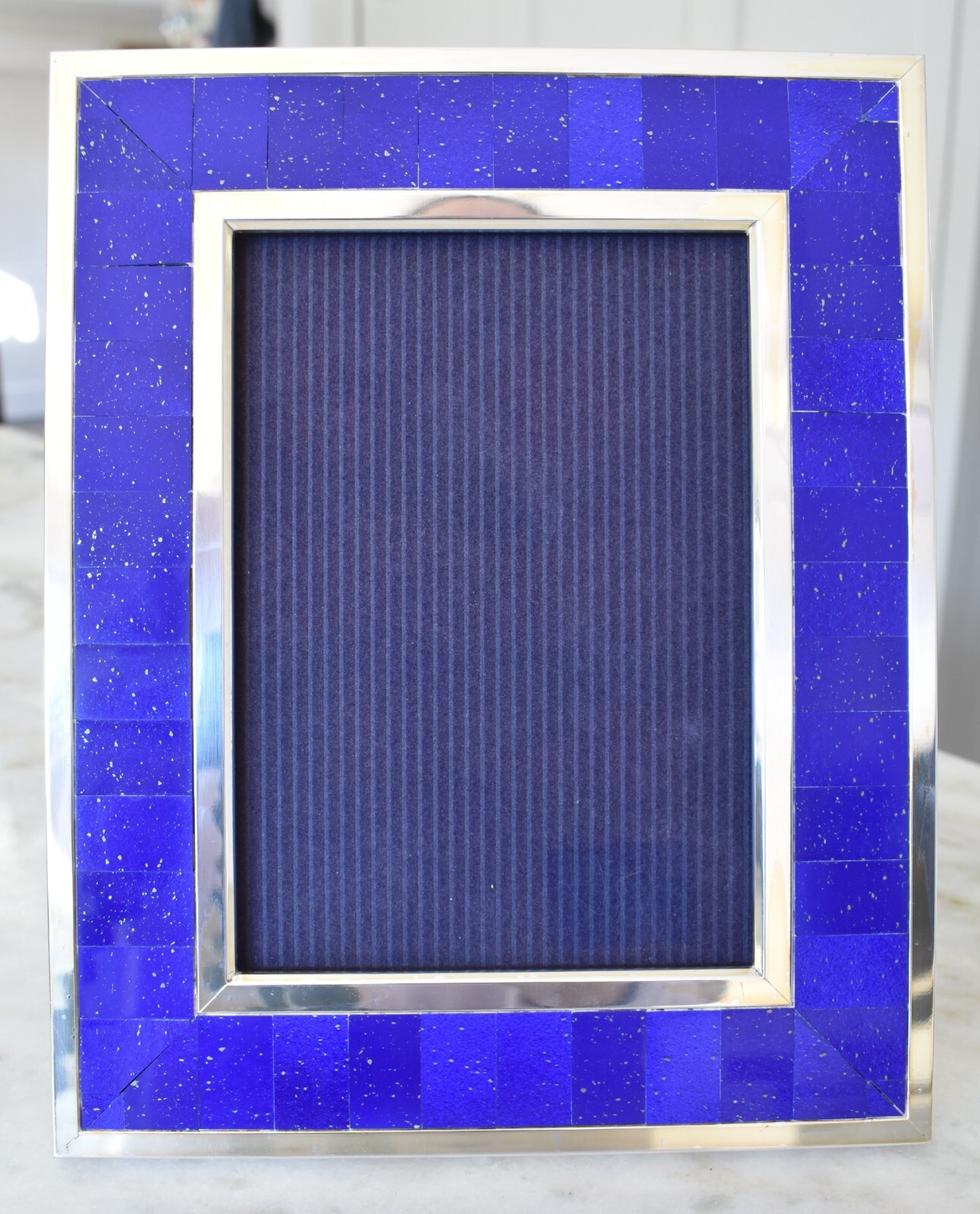 Blue frill frame フォトフレーム ヴィンテージ Blue frill frame フォトフレーム ヴィンテージ Blue frill