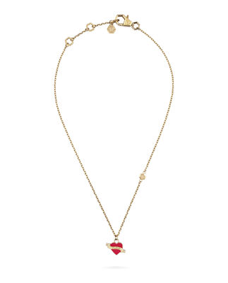 Philipp Plein Womens Plein Valentine Cable Chain Neklace