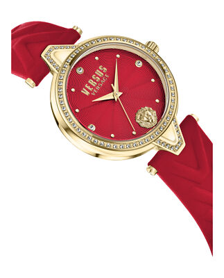 Pre-owned Versus Versace Womens Gold 34mm Strap Fashion Watch