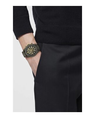 Pre-owned Versace Grey Mens Chronograph Watch Chrono Master Ve8r00124