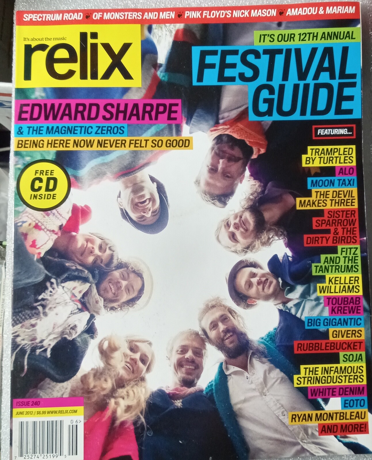 ユウ Relix Magazine June 2012 Festival Guide with CD | eBay