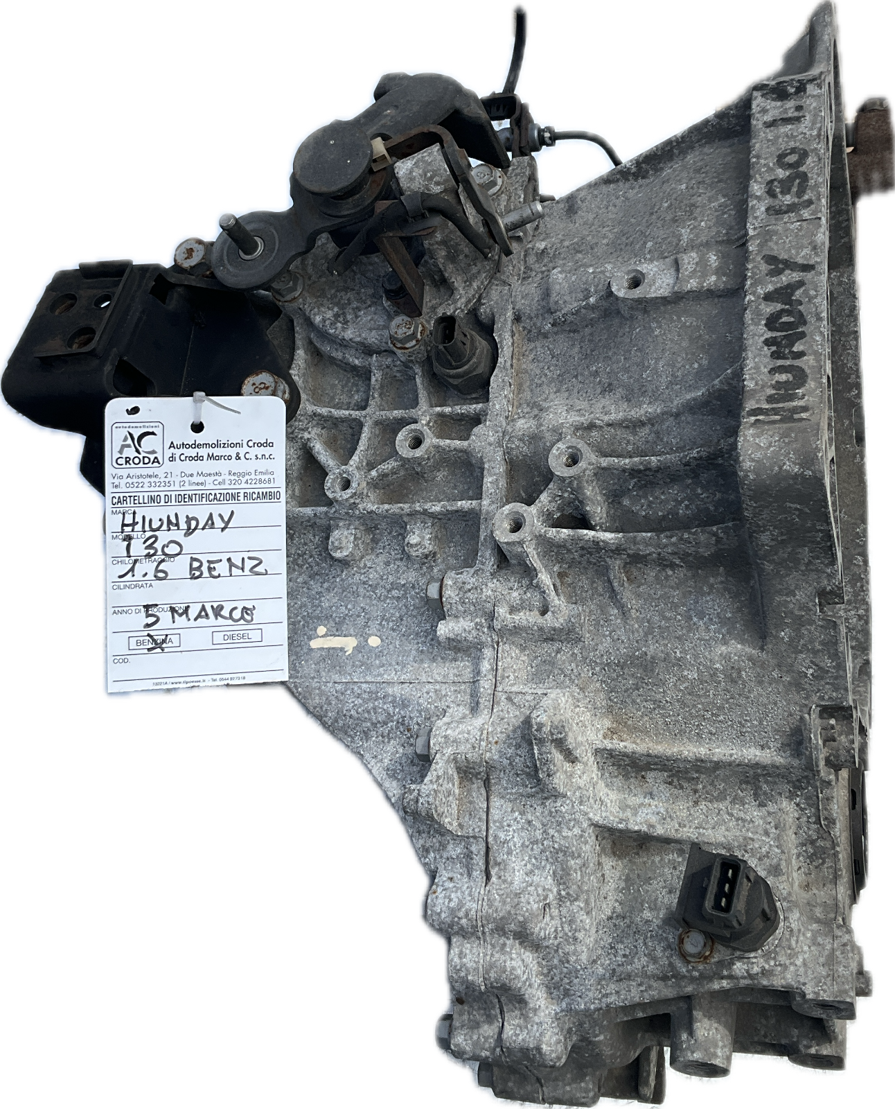 Cambio manuale per modello HYUNDAI I 30 1.6 benzina 5 marce ricambio usato