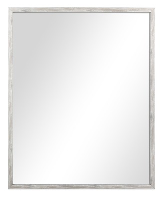 Rectangular Framed Lightweight Accent Mirror Hanging Vertically Horizontally