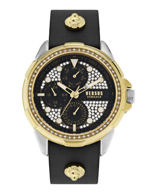 Модные часы Versus Versace Mens 6e Arrondissement из нержавеющей стали с ремешком 46 мм