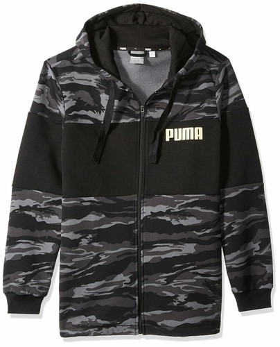 [855054-01] Мужская толстовка с капюшоном Puma Camo Fullzip Fl