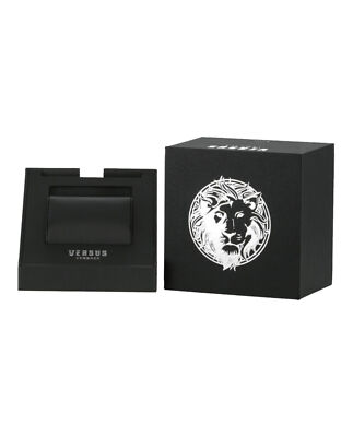 Pre-owned Versace Versus  Mens Echo Park Multifunction Stainless Steel 42mm Bracelet