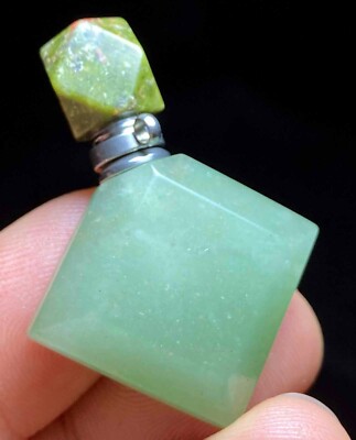 11g Natural Different Materials Quartz Crystal Perfume Bottle Healing Y250